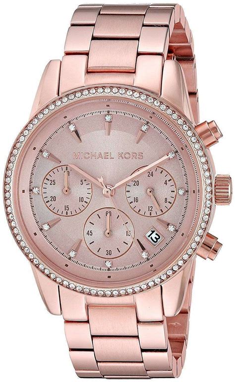 feminine michael kors watches|michael kors diamond watch women's.